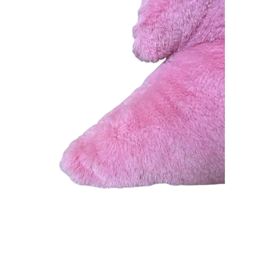 Cynthia Rowley Oversized Pink Faux Fur Christmas Tree Pillow 26in Pinkmas NEW